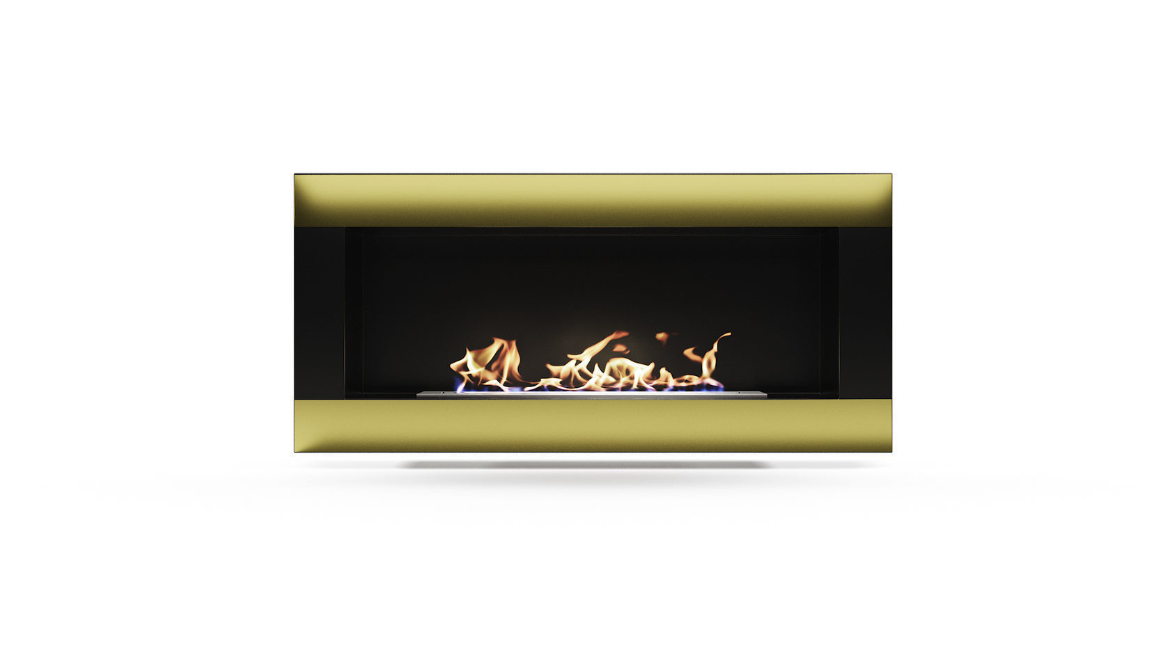 Биокамин "Русский огонь" Голд 1100V встраиваемый с защитным и декоративным стеклом по цене 52 100 руб.
