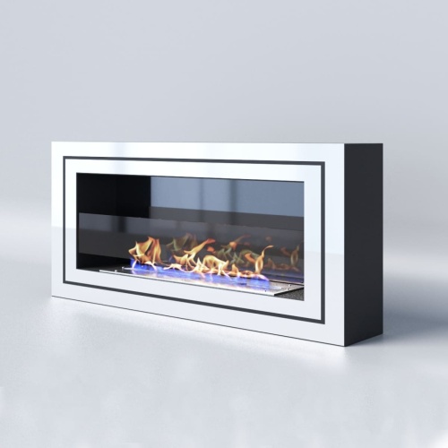 Биокамин "Русский огонь" Стенли 900N настенный с декоративным стеклом (стемалитом)