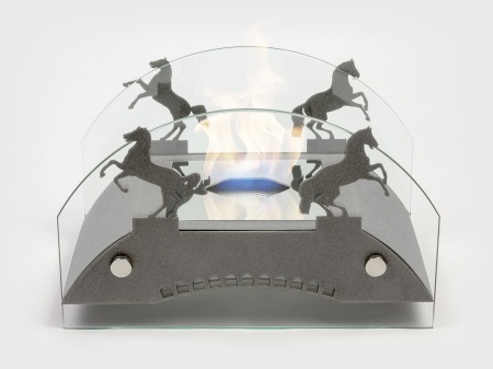 Настольный биокамин Lux Fire "Графский мост" M Серебро по цене 19 602 руб.