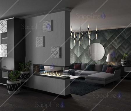 Встраиваемый торцевой сквозной очаг 800 SappFire Встраиваемый торцевой сквозной очаг 800 SappFire по цене 42 900 руб.