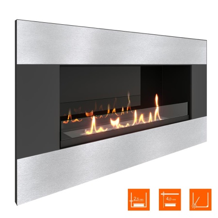 Биокамин SteelHeat GRAND-H 900 XL стекло + стемалит по цене 40 496 руб.