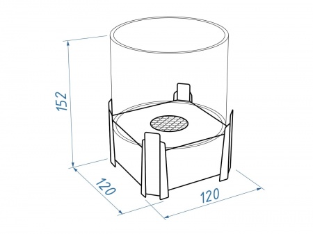 Биокамин настольный Lux Fire "Футбол" по цене 11 300 руб.