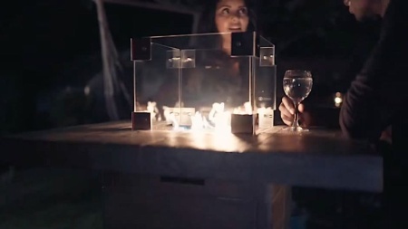 Газовый стол-камин Lounge Table Lime