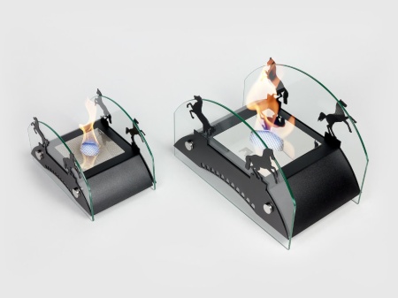 Настольный биокамин Lux Fire "Графский мост" S Чёрный по цене 14 641 руб.